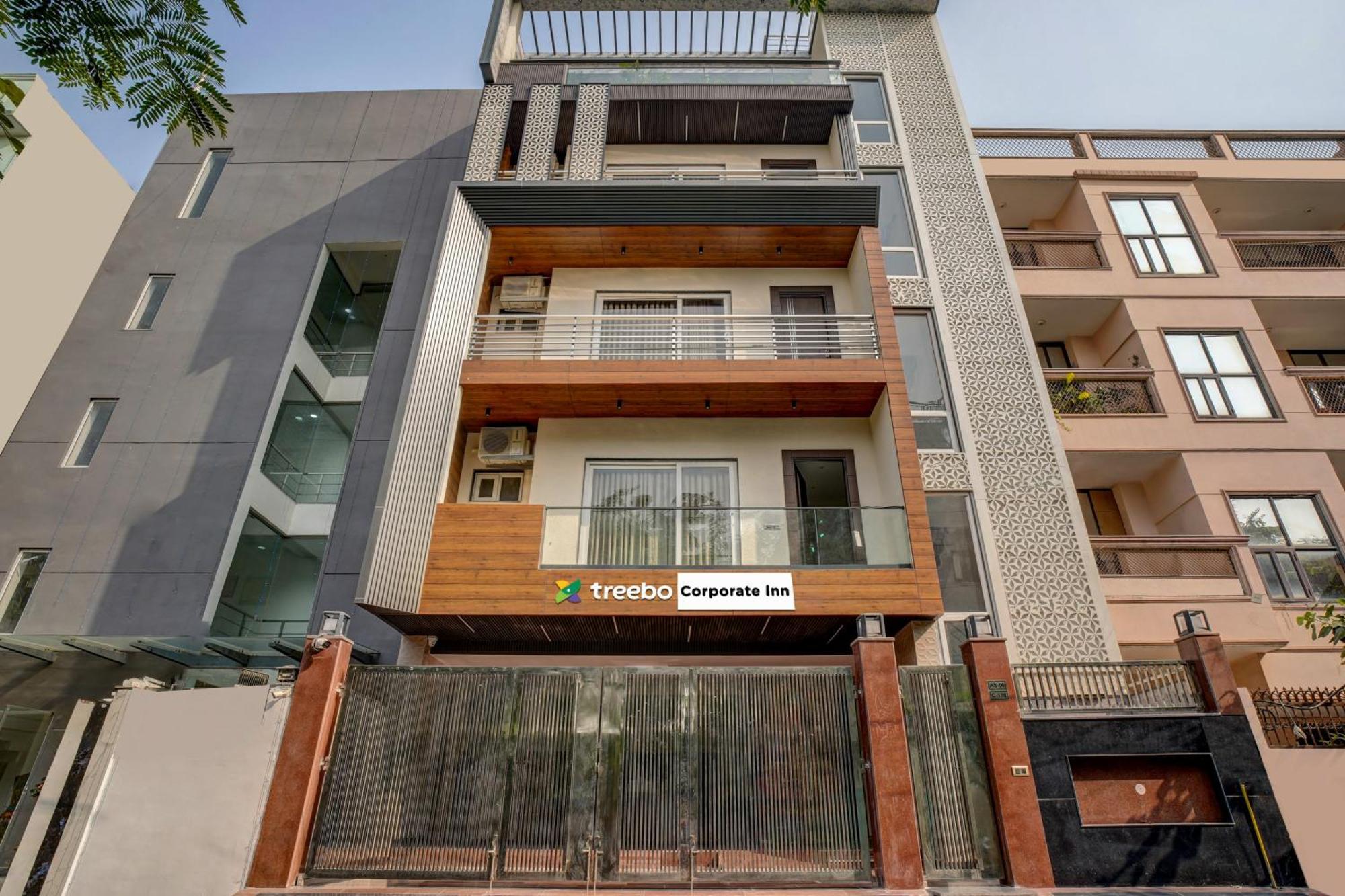 Treebo Corporate Inn ノイダ エクステリア 写真