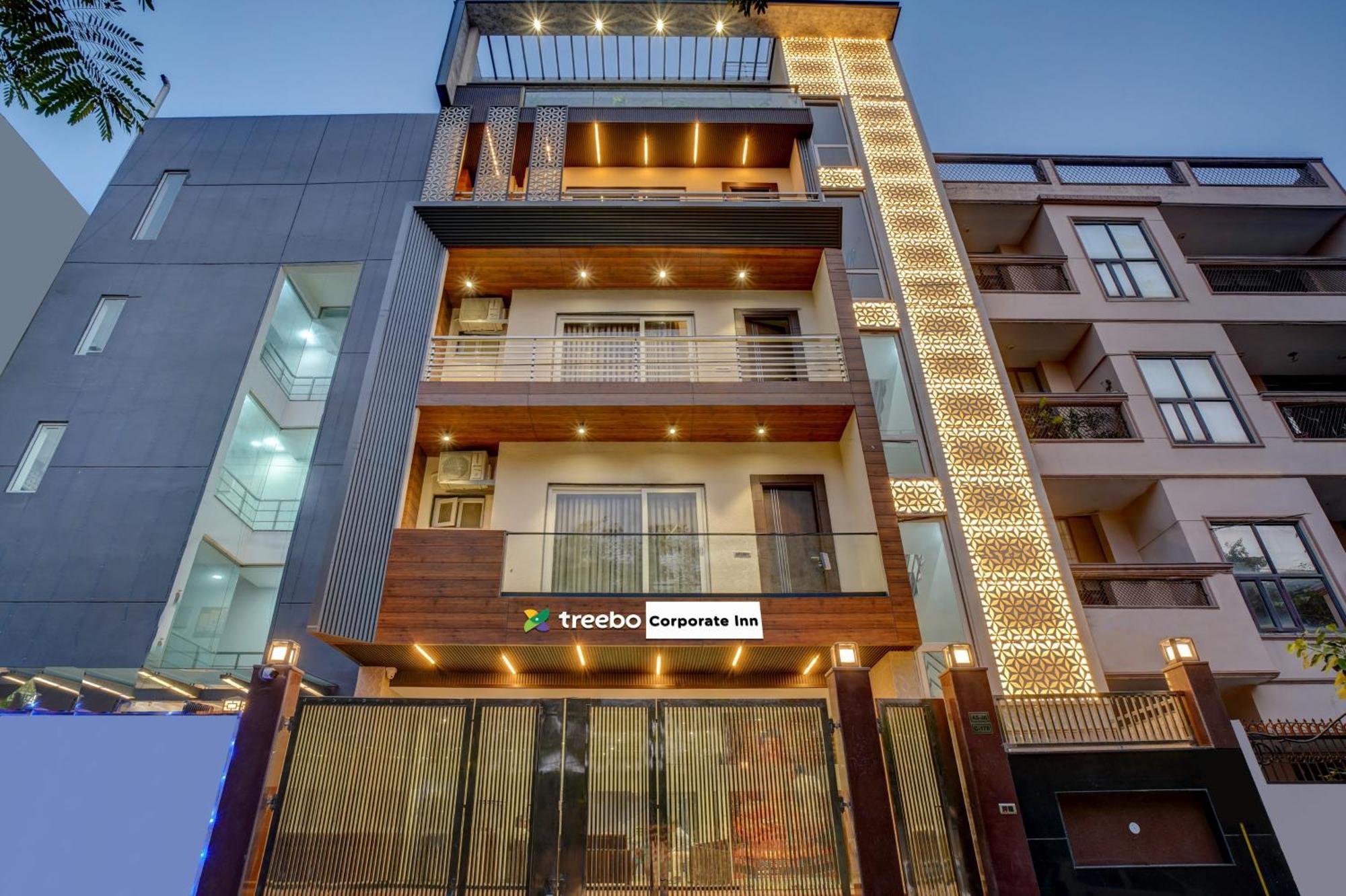 Treebo Corporate Inn ノイダ エクステリア 写真